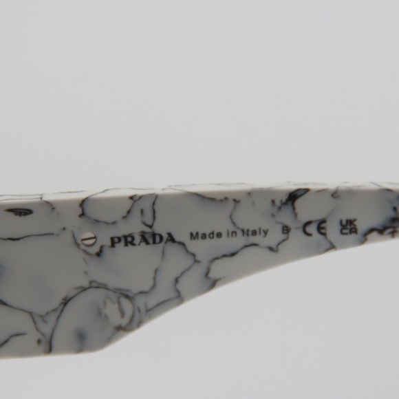 NEW PRADA PR13ZS 17D5S0 WHITE SUNGLASSES SPR13Z 17D-5S0 - Picture 11 of 13